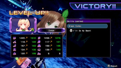 Screenshot of Hyperdimension Neptunia Re;Birth1