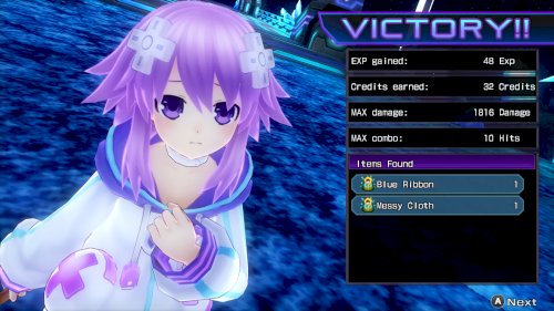 Screenshot of Hyperdimension Neptunia Re;Birth1