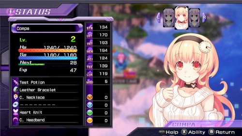 Screenshot of Hyperdimension Neptunia Re;Birth1