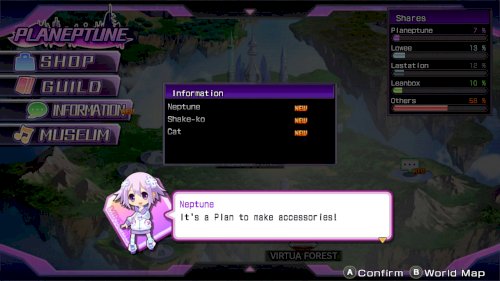 Screenshot of Hyperdimension Neptunia Re;Birth1