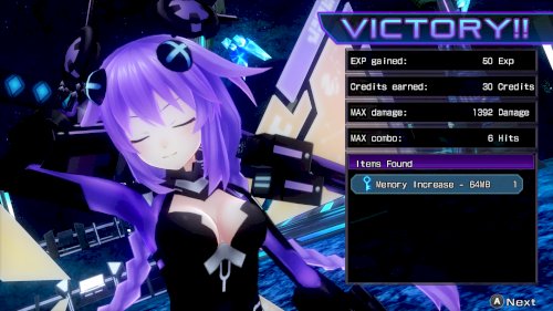 Screenshot of Hyperdimension Neptunia Re;Birth1