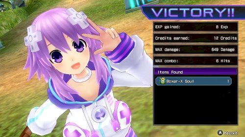 Screenshot of Hyperdimension Neptunia Re;Birth1