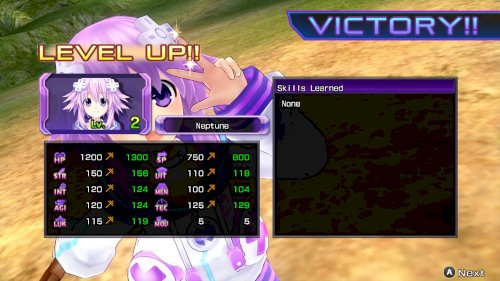 Screenshot of Hyperdimension Neptunia Re;Birth1