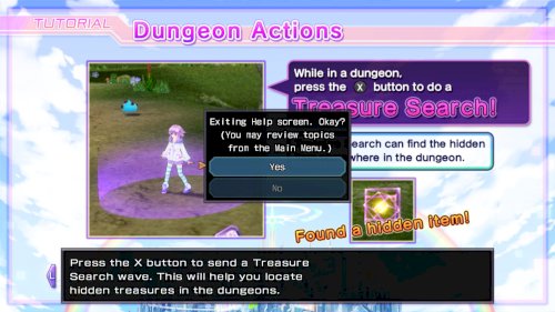 Screenshot of Hyperdimension Neptunia Re;Birth1