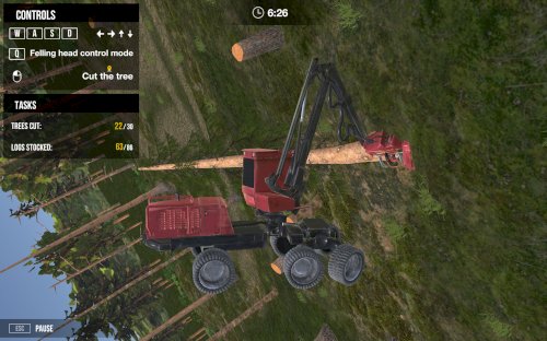 Screenshot of Forest Harvester Simulator