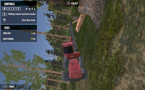 Screenshot of Forest Harvester Simulator