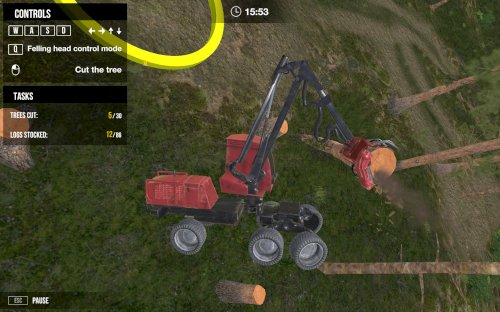 Screenshot of Forest Harvester Simulator