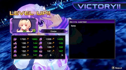 Screenshot of Hyperdimension Neptunia Re;Birth1