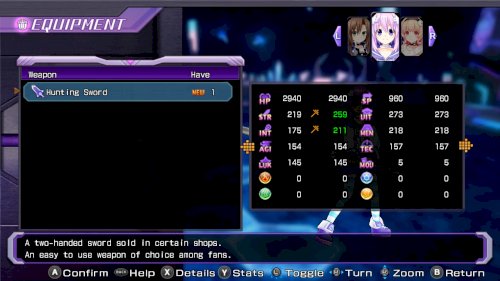 Screenshot of Hyperdimension Neptunia Re;Birth1