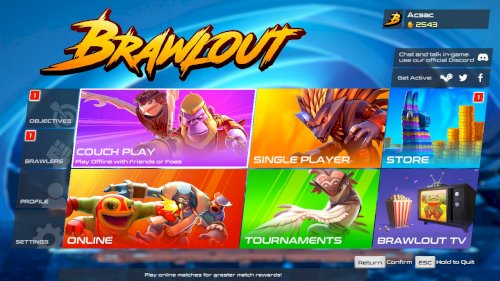 Screenshot of Brawlout