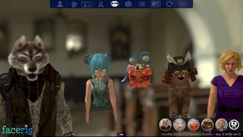 Screenshot of FaceRig