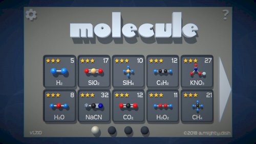 Screenshot of Molecule - a chemical challenge