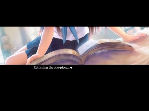 Screenshot of Narcissu 10th Anniversary Anthology Project