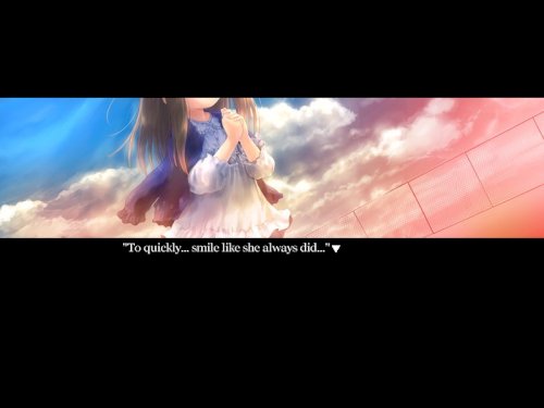 Screenshot of Narcissu 10th Anniversary Anthology Project