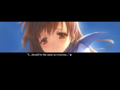 Screenshot of Narcissu 10th Anniversary Anthology Project