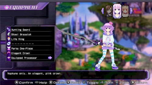 Screenshot of Hyperdimension Neptunia Re;Birth1