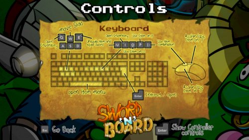 Screenshot of Sword 'N' Board