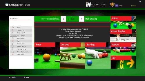 Screenshot of Snooker Nation Championship