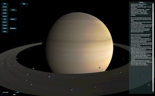 Screenshot of Solar System