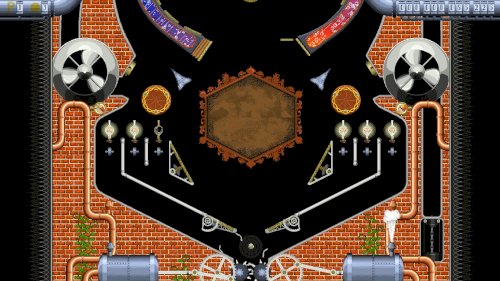 Screenshot of Super Steampunk Pinball 2D