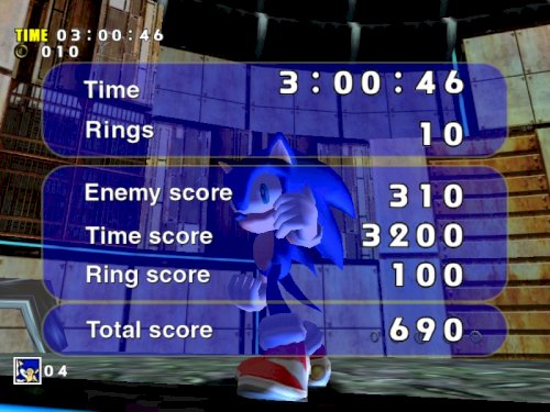 Screenshot of Sonic Adventure DX