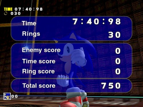 Screenshot of Sonic Adventure DX