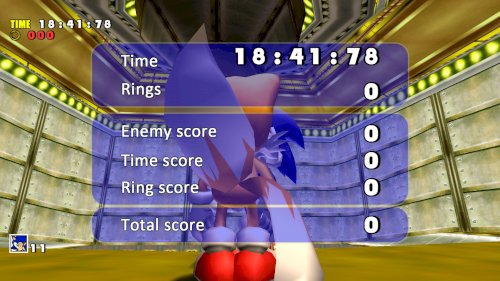 Screenshot of Sonic Adventure DX