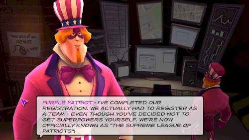 Screenshot of Supreme League of Patriots Issue 2: Patriot Frames