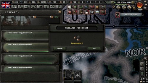 Screenshot of Hearts of Iron IV