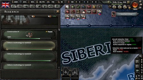 Screenshot of Hearts of Iron IV