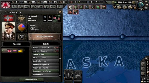 Screenshot of Hearts of Iron IV