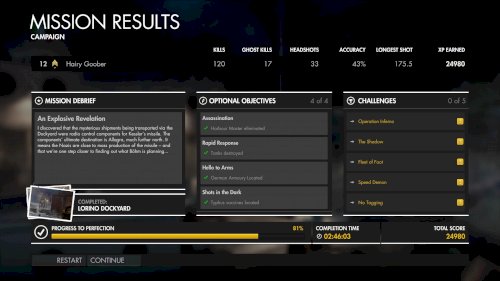 Screenshot of Sniper Elite 4