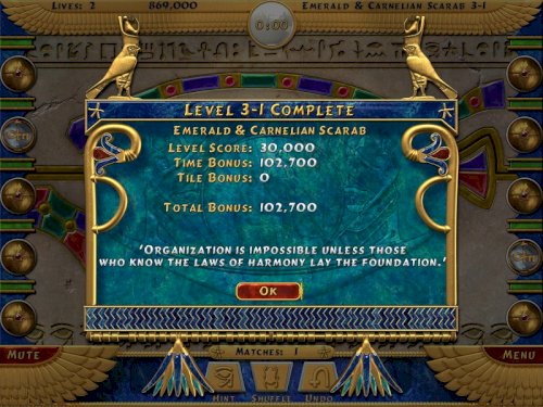 Screenshot of Luxor Mahjong
