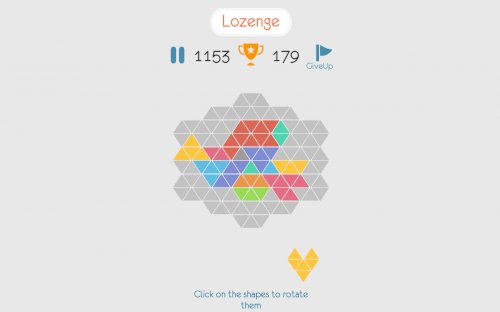 Screenshot of Lozenge