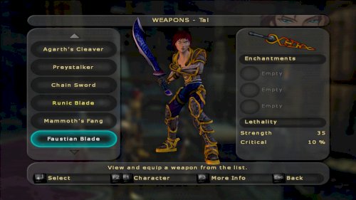 Screenshot of Sudeki