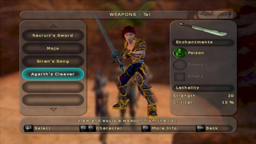 Screenshot of Sudeki