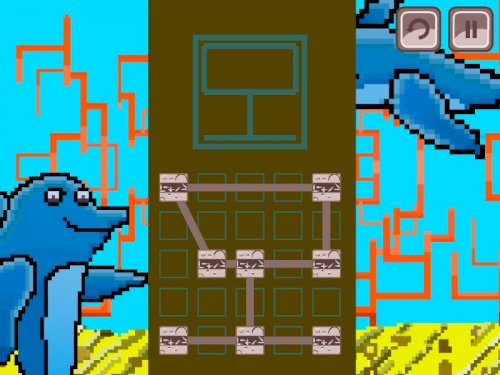 Screenshot of Dolphins-Cyborgs and open space
