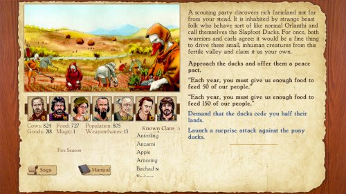 Screenshot of King of Dragon Pass