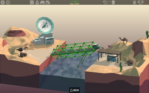 Screenshot of Poly Bridge