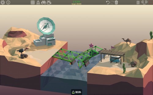 Screenshot of Poly Bridge