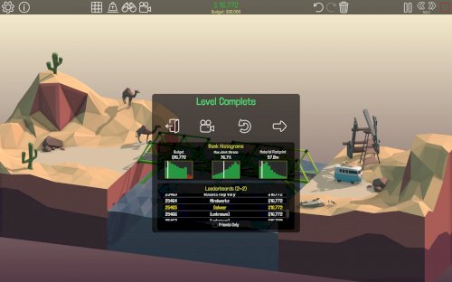 Screenshot of Poly Bridge