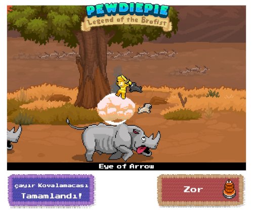 Screenshot of PewDiePie: Legend of the Brofist