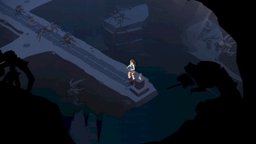 Screenshot of Lara Croft GO