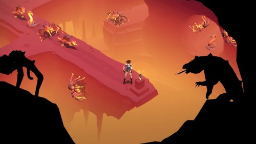 Screenshot of Lara Croft GO