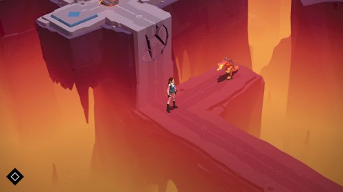 Screenshot of Lara Croft GO