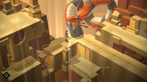 Screenshot of Lara Croft GO