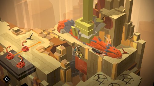 Screenshot of Lara Croft GO