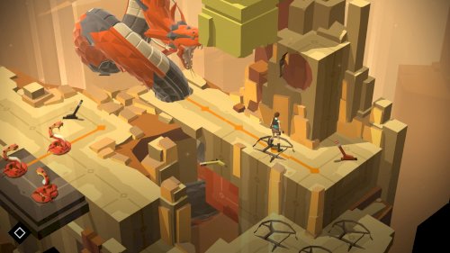 Screenshot of Lara Croft GO