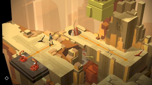 Screenshot of Lara Croft GO