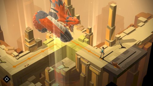 Screenshot of Lara Croft GO